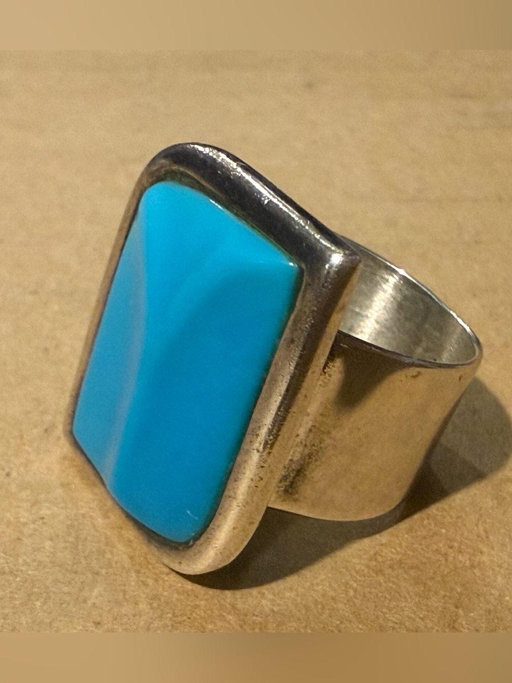 Desert Rose Trading DRT Jay King 925 Sterling Chunky Ring Turqouise